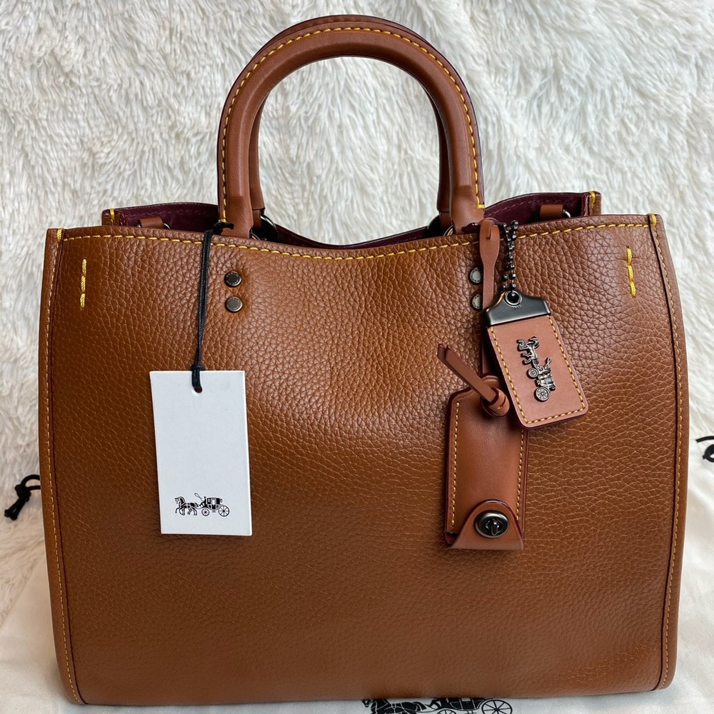 NWT Coach Rogue 30/31; Saddle/ Wine